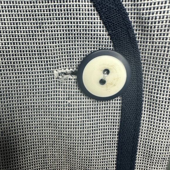 Vintage R.E.O Pleated Work Dress – Classic Elegance with Retro Charm - Picture 5 of 12